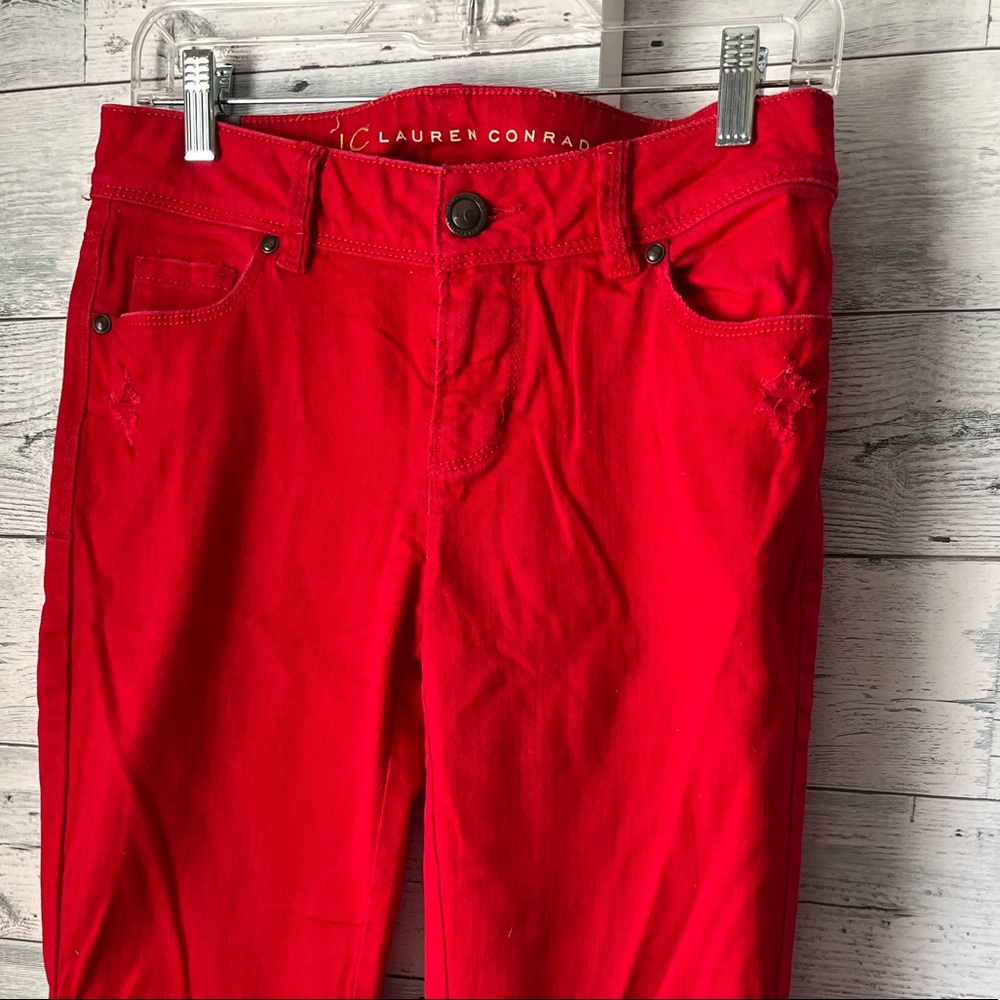 Lauren Conrad Red jeans